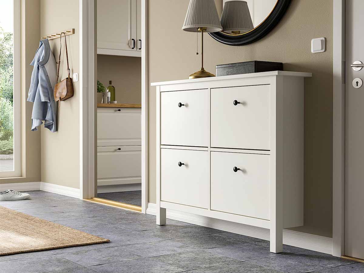 IKEA Hemnes shoe cabinet hack: details, ideas, and tips