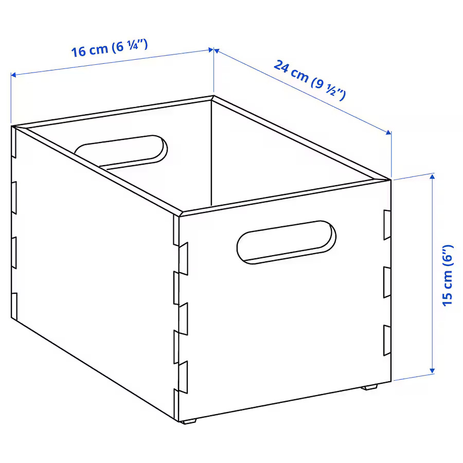 wood storage box