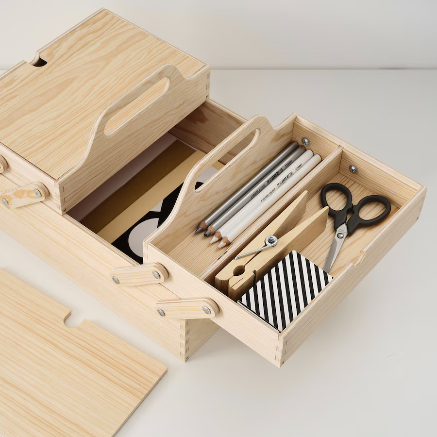 wood storage box