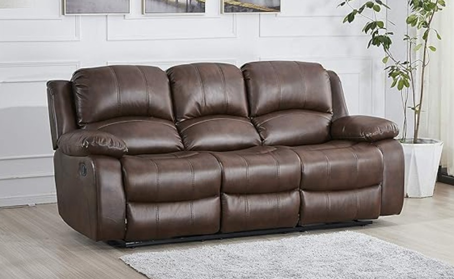 leather recliner sofa