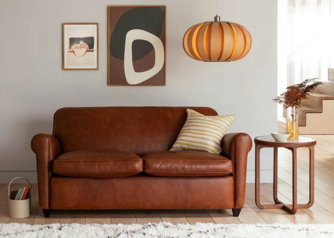 modern leather sofa