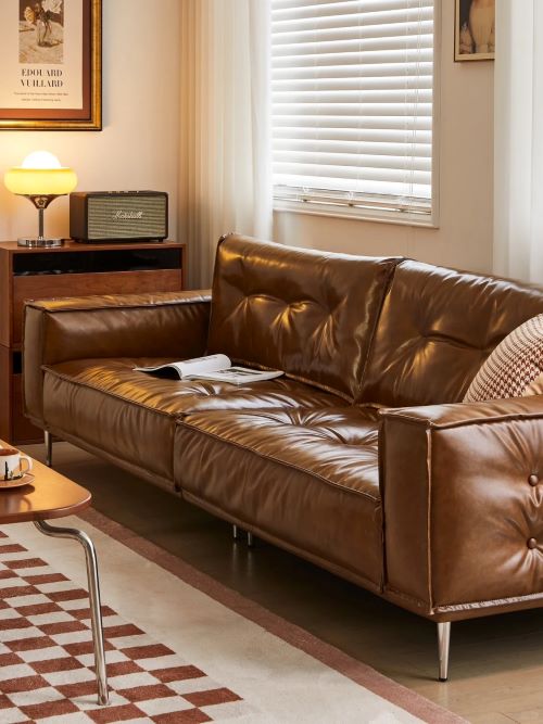 real leather furniture