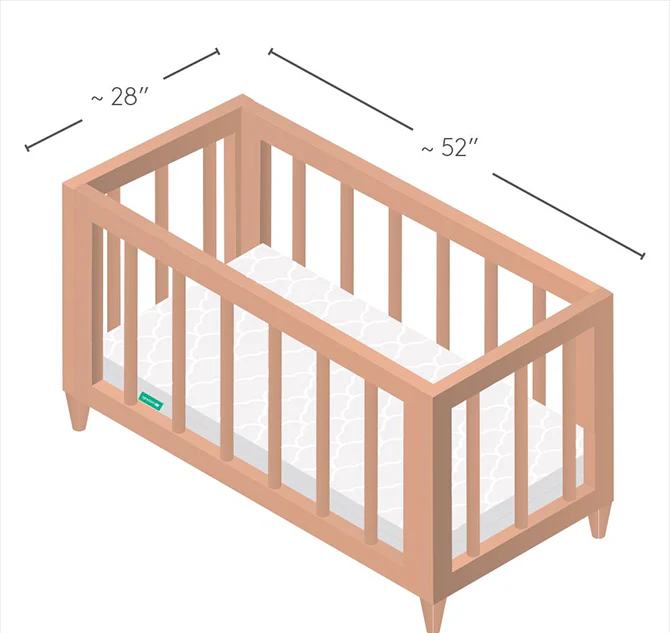 crib and mattress